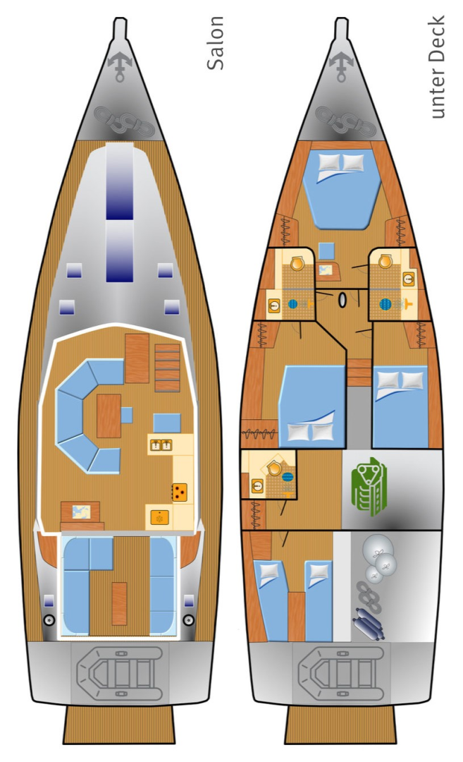 YachtCharter in Can Pastilla - Hanse Moody 54 DS auf SamBoat