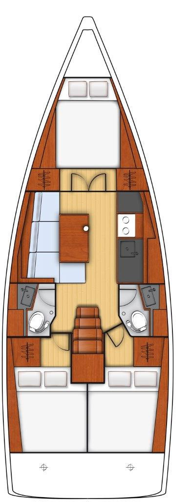 Boot mieten Sukošan günstig Oceanis 38.1
