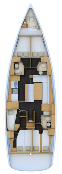 YachtCharter in Split - Jeanneau Jeanneau 54 auf SamBoat