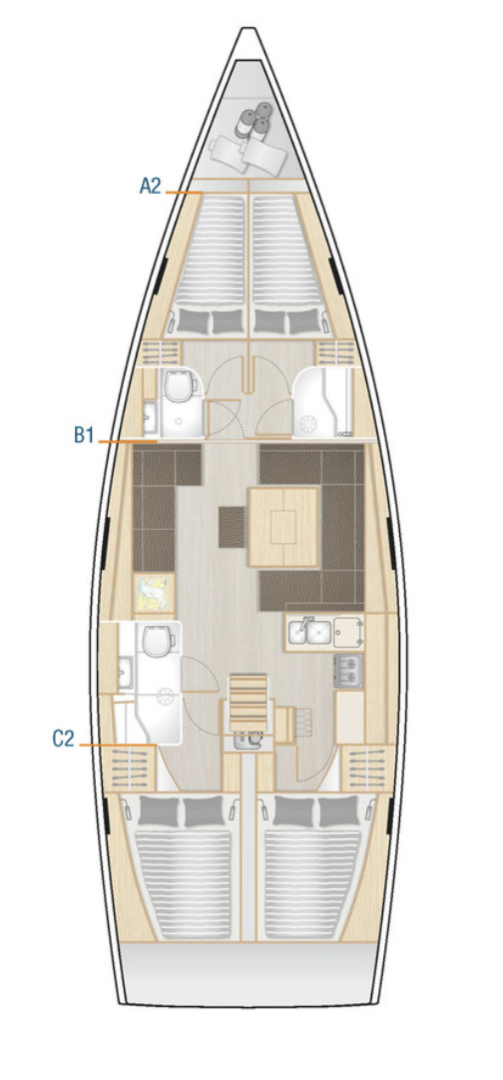 Bootsverleih Hanse Hanse 458 Kaštela Samboat