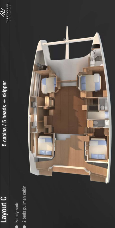 YachtCharter in Pirovac - Dufour Dufour Catamarans 48 Sail auf SamBoat