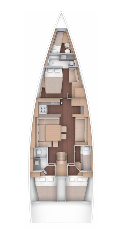 Boot mieten Pirovac günstig Dufour 56 Exclusive