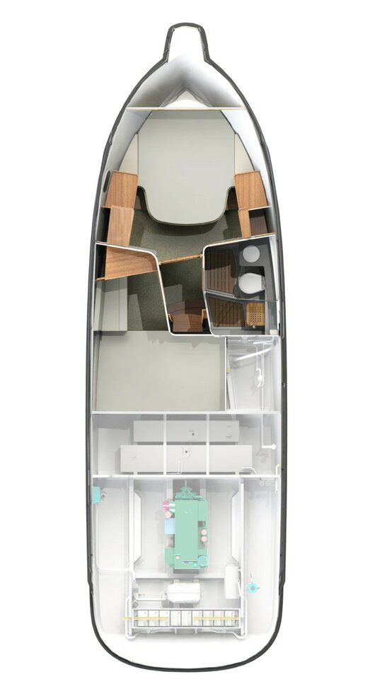 Vermietung Motorboot Nimbus Group mit Führerschein