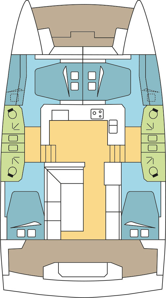 Boot mieten Komolac günstig Bali Catspace Voile