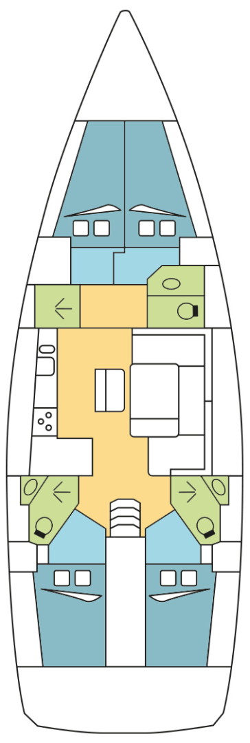 YachtCharter in Zaton - Bavaria Cruiser 46 auf SamBoat
