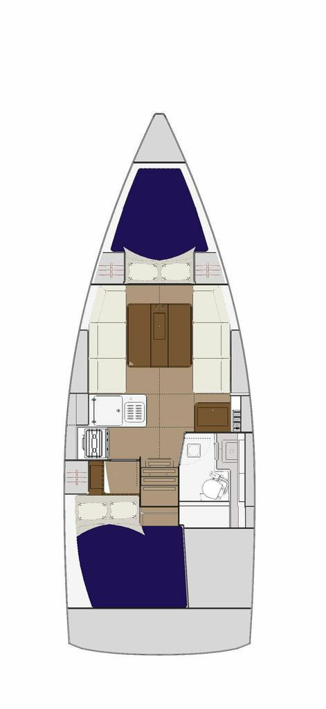 Boot mieten Zaton günstig Dufour 310