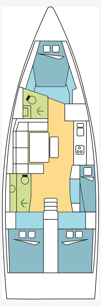 Boot mieten Le Marin günstig Dufour 430 Grand Large