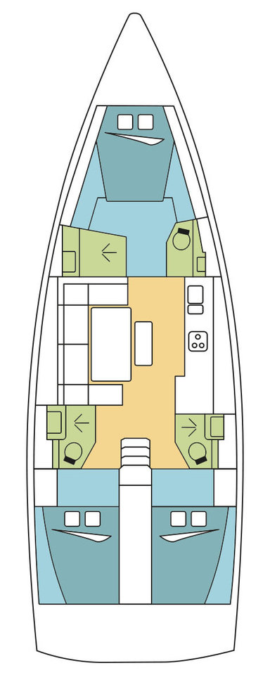 YachtCharter in Zaton - Dufour Dufour 460 Grand Large auf SamBoat