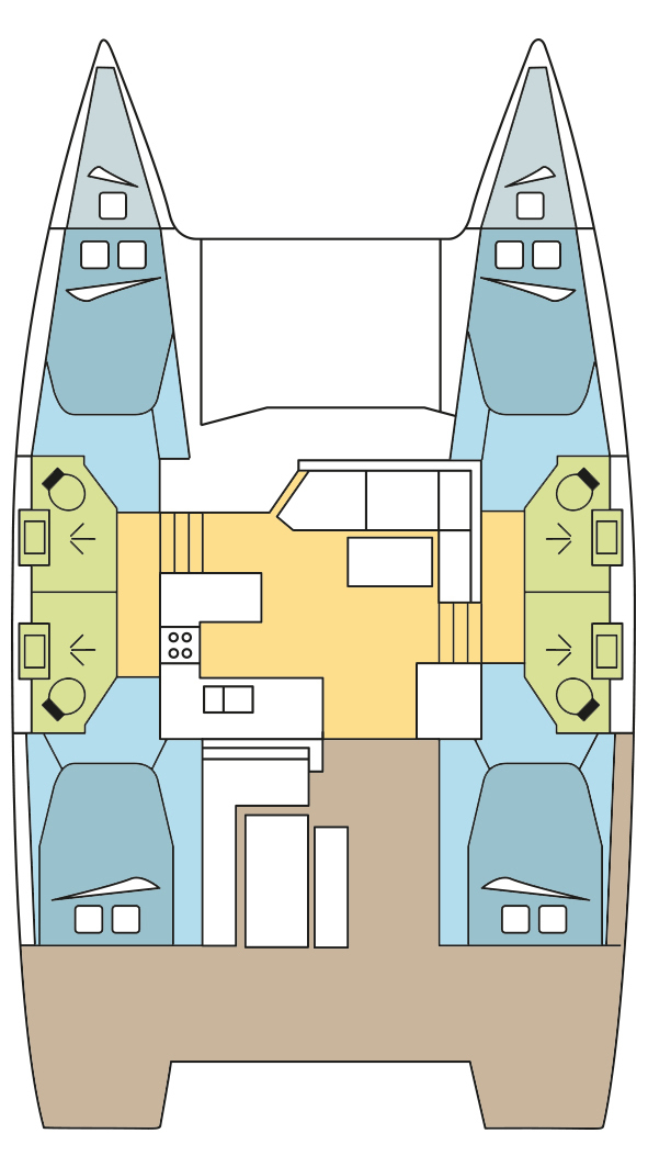 Ein Fountaine Pajot Astrea 42 mieten in Bas du Fort