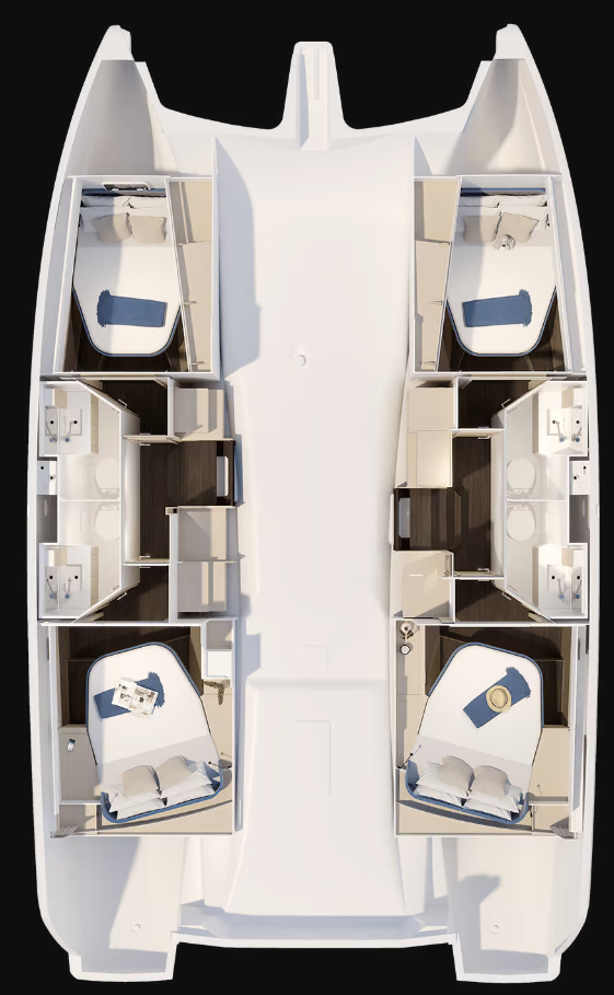 Vermietung Katamaran Fountaine Pajot mit Führerschein