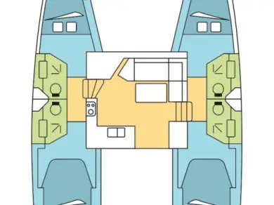 Ein Fountaine Pajot Isla 40 mieten in Lefkáda