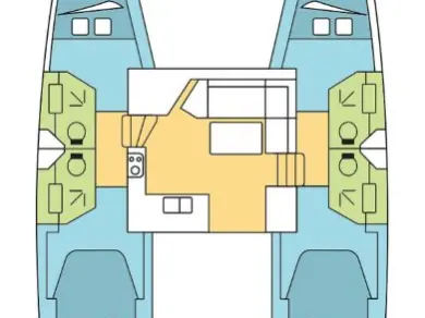 Vermietung Katamaran Fountaine Pajot mit Führerschein