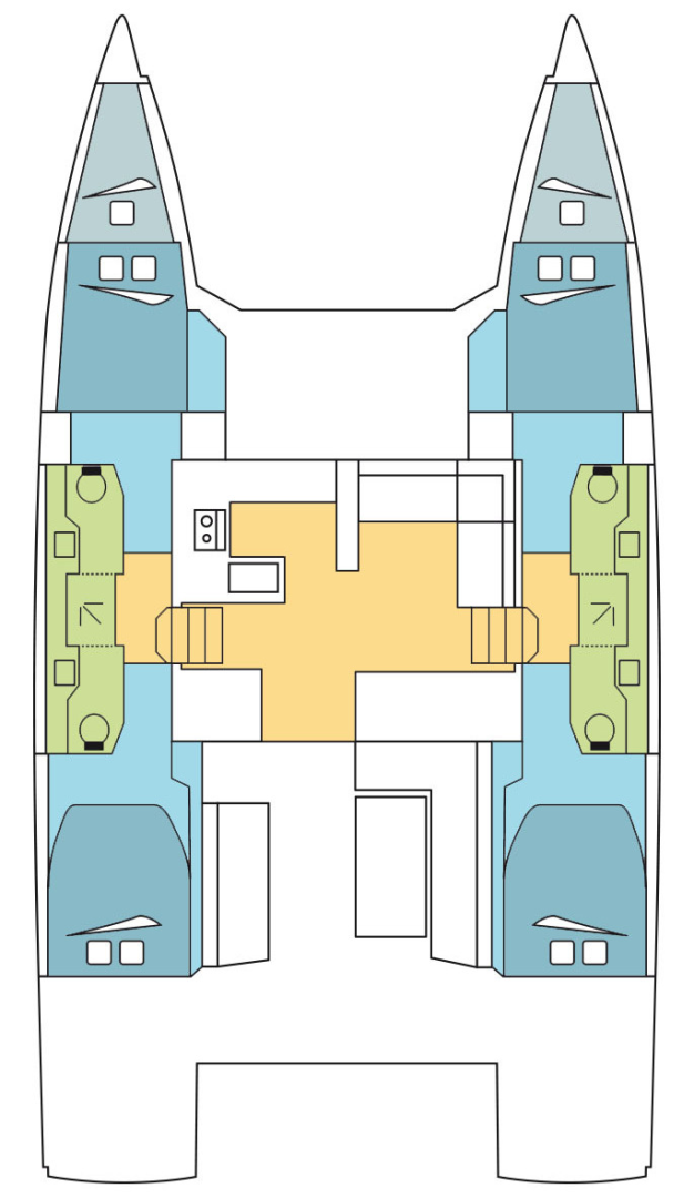 YachtCharter in Komolac - Bavaria Nautitech 47 Power - 4 + 2 cab. auf SamBoat