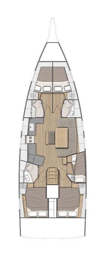 Segelboot mieten in Lavrion - Bénéteau Oceanis 46.1