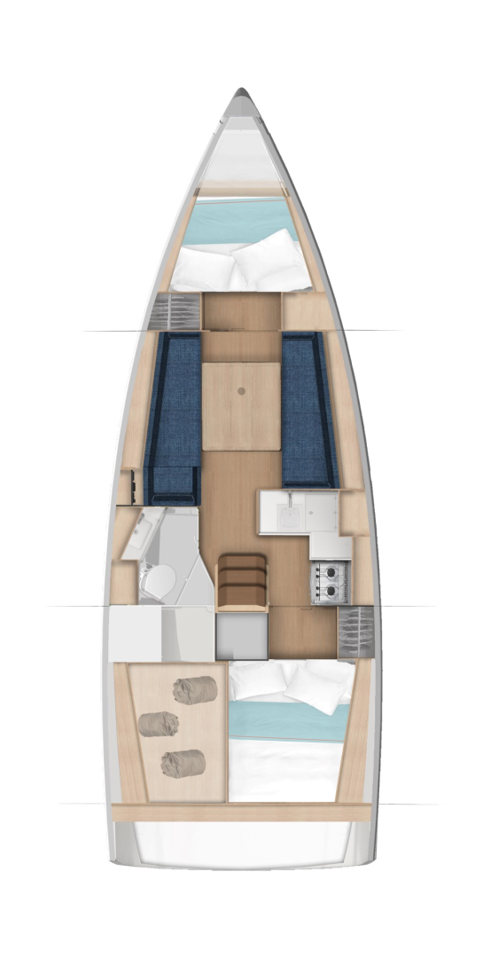 Vermietung Segelboot Jeanneau mit Führerschein