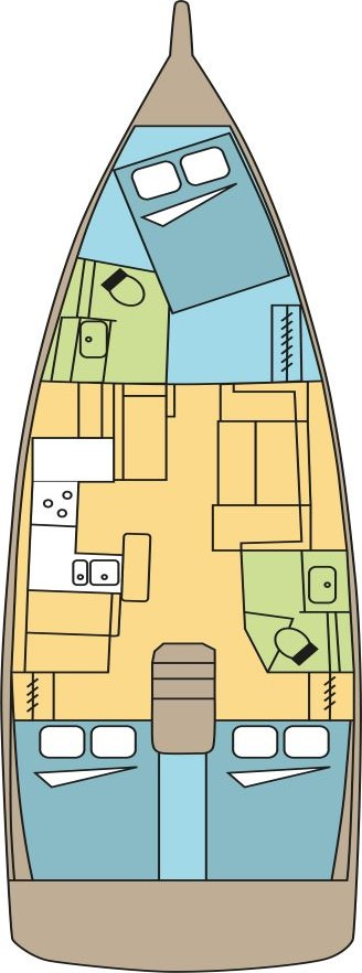 Jeanneau Sun Odyssey 410 mieten Saint-Mandrier-sur-Mer