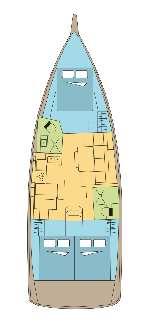 Segelboot mit oder ohne Skipper Jeanneau mieten in Parham Town