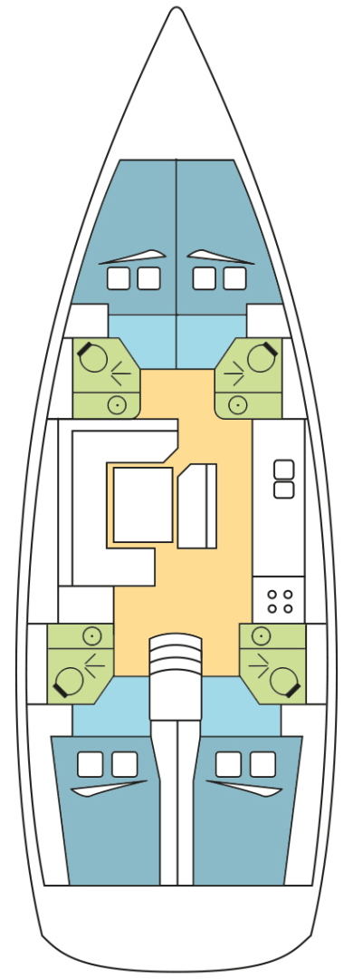 Jeanneau Sun Odyssey 479 mieten Zaton