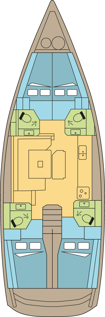 Ein Jeanneau Sun Odyssey 479 mieten in Álimos