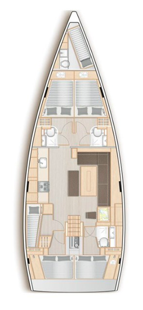 Segelboot mieten in Nikiána - Hanse Hanse 508