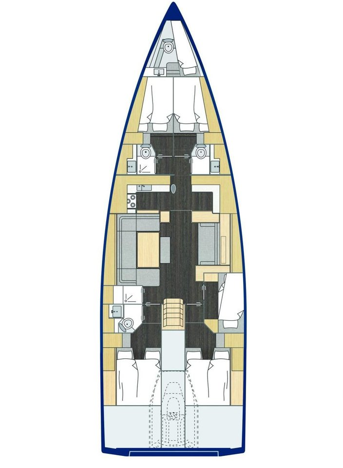 YachtCharter in Pula - Bavaria Bavaria C57 Style - 5 + 1 cab. auf SamBoat