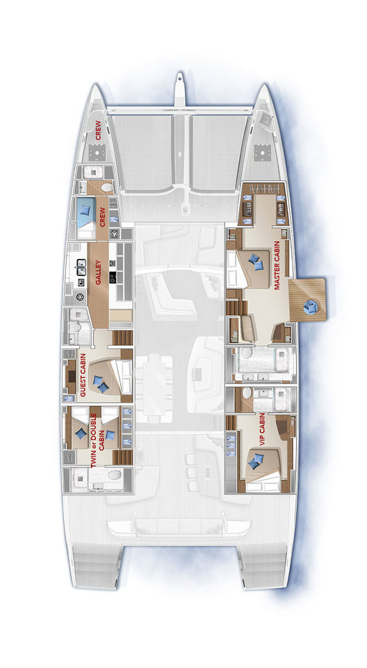 Vermietung Katamaran Lagoon mit Führerschein