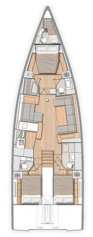 Bootsverleih Bénéteau Oceanis 54 Kaštela Samboat