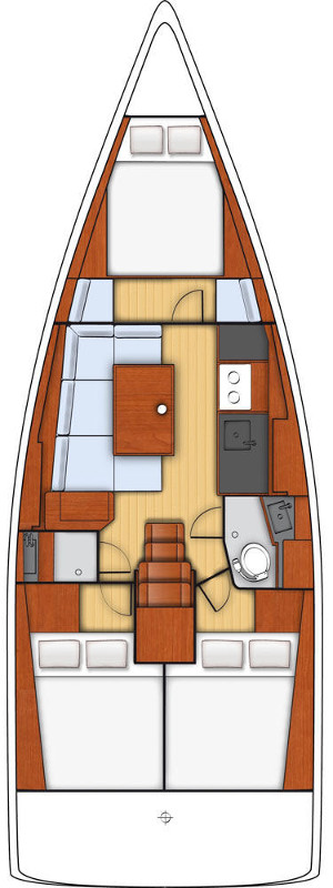 Vermietung Segelboot Bénéteau mit Führerschein