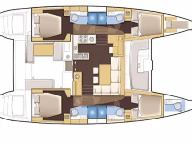Boot mieten Álimos günstig Lagoon 450 F