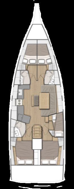 Vermietung Segelboot Bénéteau mit Führerschein