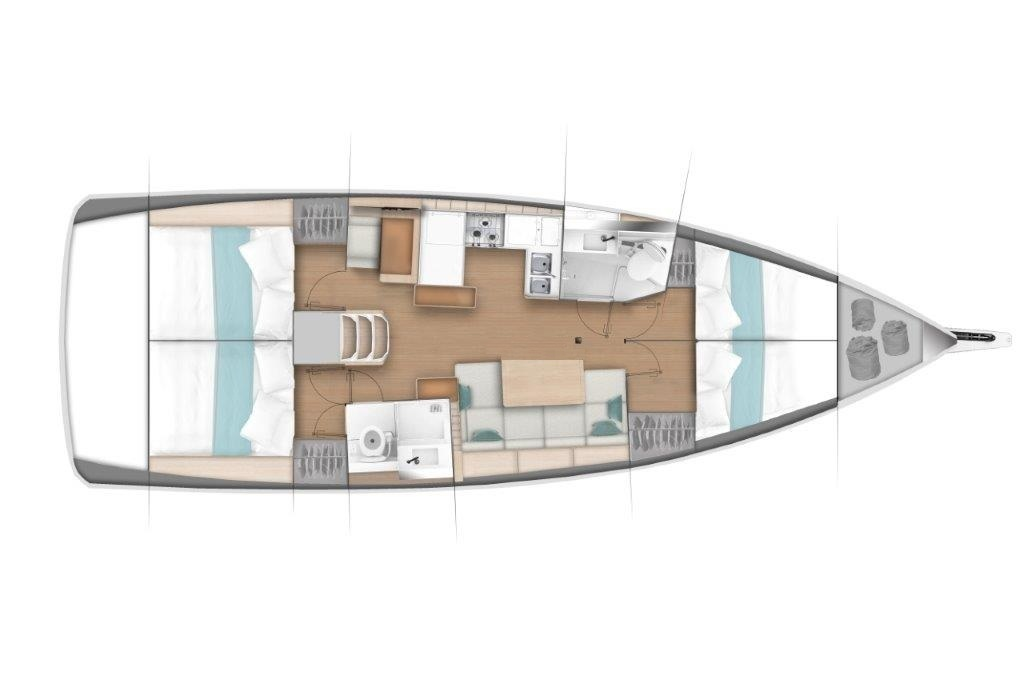 Boot mieten Zakynthos (Island) günstig Sun Odyssey 440