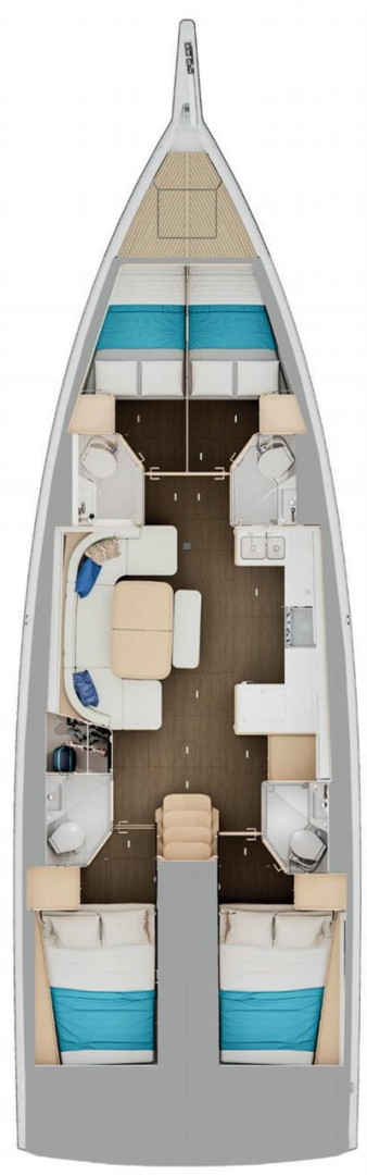 Segelboot mit oder ohne Skipper Jeanneau mieten in Piso Livadi
