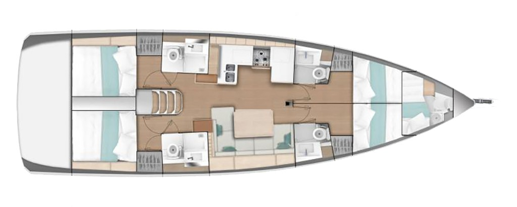 Boot mieten Lavrion günstig Sun Odyssey 490