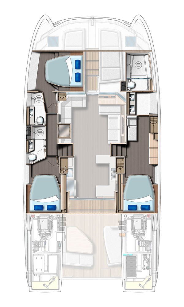 Ein Leopard Catamarans / Robertson & Caine Leopard 53 - OW mieten in Marsh Harbour