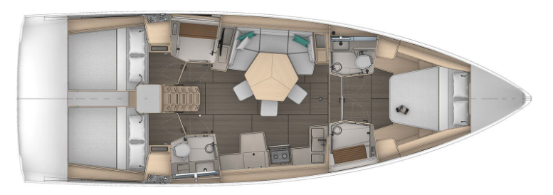 Vermietung Segelboot Dufour mit Führerschein