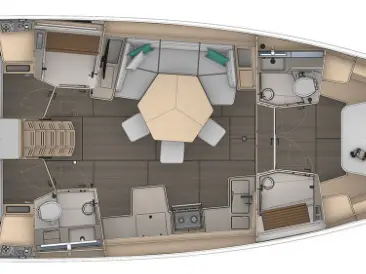 Vermietung Segelboot Dufour mit Führerschein