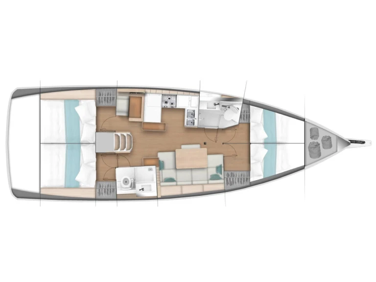 YachtCharter in San Vincenzo - Jeanneau Sun Odyssey 440 auf SamBoat