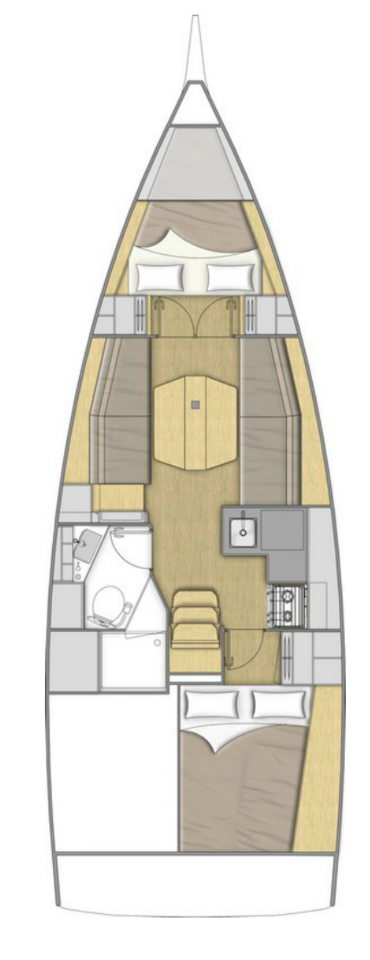 YachtCharter in Rogoznica - Bénéteau Oceanis 34.1 auf SamBoat