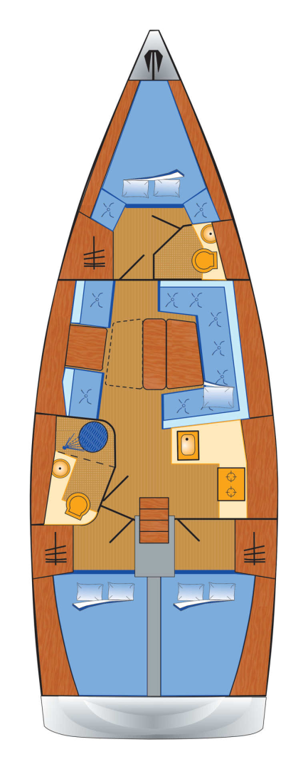 Hanse Hanse 415 mieten Heiligenhafen