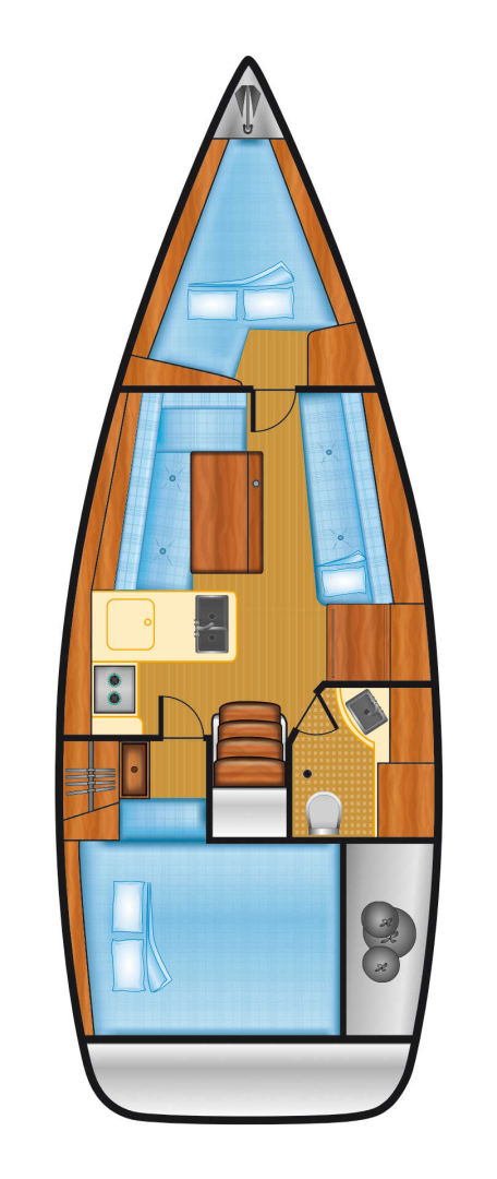 Bootsverleih Bénéteau Oceanis 31 Heiligenhafen Samboat