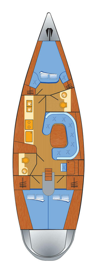 Ein Bootsbau Rügen GmbH Vilm 41 cruiser mieten in Barth