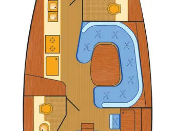 Ein Bootsbau Rügen GmbH Vilm 41 cruiser mieten in Barth