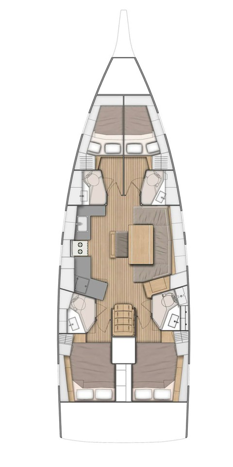 Ein Bénéteau Oceanis 46.1 mieten in Cala d'Or