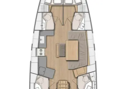 Ein Bénéteau Oceanis 46.1 mieten in Cala d'Or