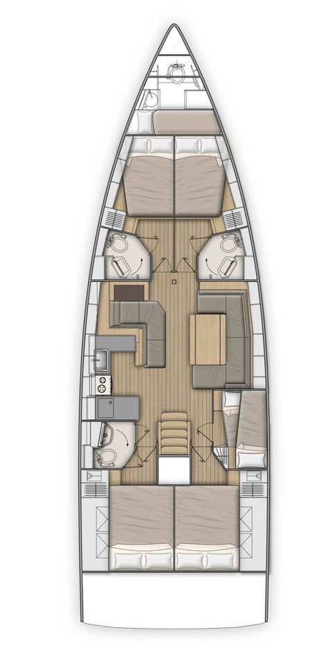 Segelboot mieten in Cala d'Or - Bénéteau Oceanis 51.1