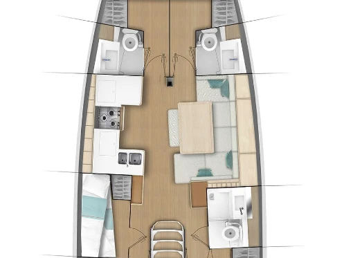 YachtCharter in Procida - Jeanneau Sun Odyssey 490 auf SamBoat