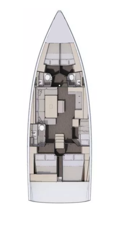 Boot mieten Dénia günstig Dufour 470