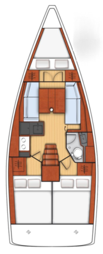 Ein Bénéteau Oceanis 35.1 mieten in Toulon