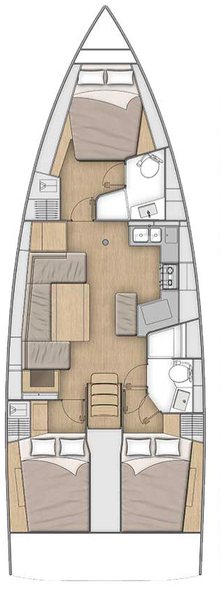 Segelboot mieten in Golfe-Juan - Bénéteau Oceanis 40.1