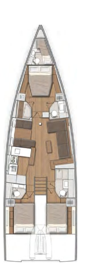 Vermietung Segelboot Bénéteau mit Führerschein